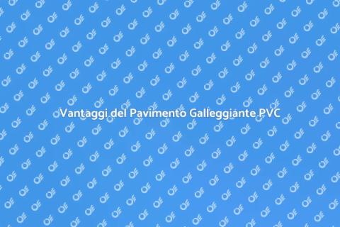 Pavimento Galleggiante in PVC