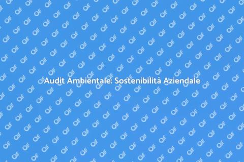 Audit Ambientale per Aziende Sostenibili