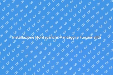 Montacarichi: La Mobilità Domestica
