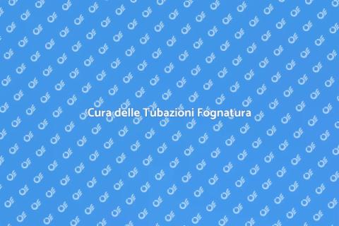 Manutenzione Tubazioni Fognatura