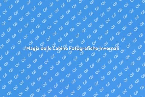 Affittare Cabina Fotografica Invernale