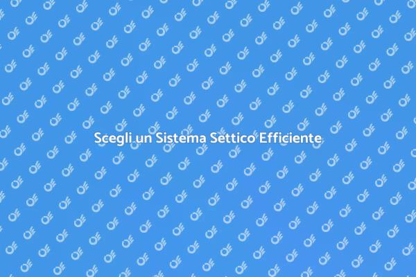 Investi in un Sistema Settico Affidabile