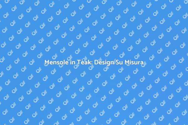 Mensola Personalizzata in Teak