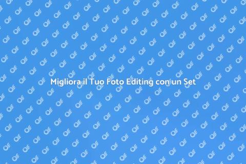 Set Fotografico per Foto Editing Digitale