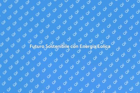Resilienza Eolica per Casa e Giardino