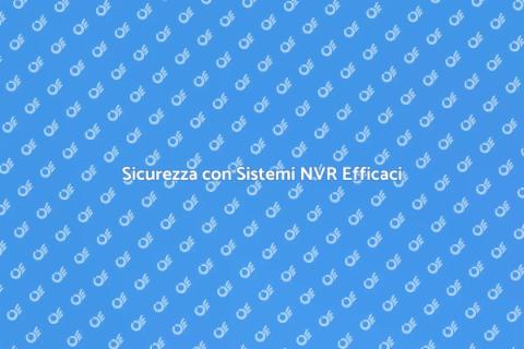 Videosorveglianza NVR per Sicurezza