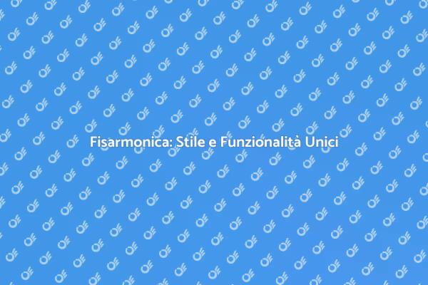 Fisarmonica di Design: Un Capolavoro Unico