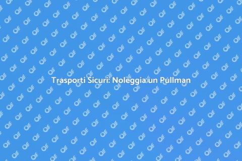 Noleggiare Pullman con Autista Affidabile