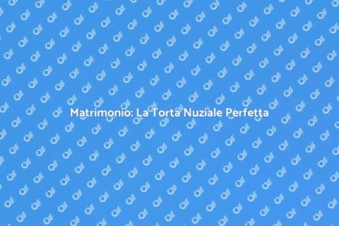 Torta Nuziale di Lusso: Un'Esperienza Unica