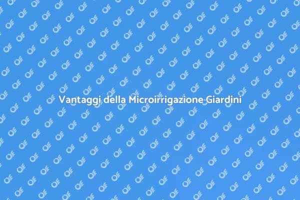 Sistema di Microirrigazione per Giardini