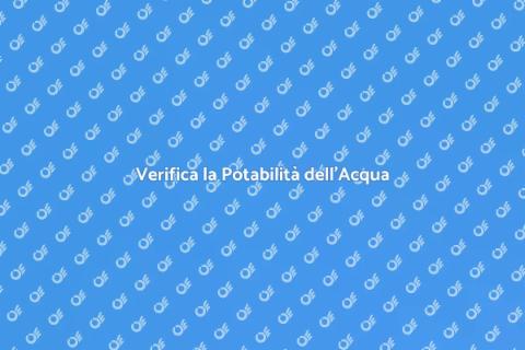 Kit Test Acqua Sicura: Controlla Ora