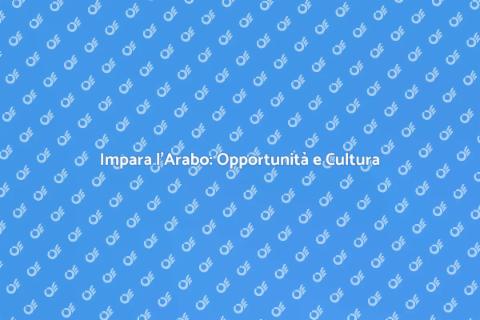 Programma di Studio Arabo Coinvolgente