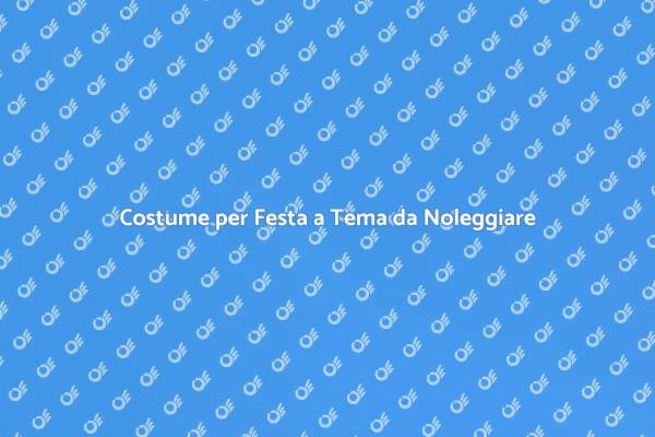 Costumi a Tema per Eventi Speciali