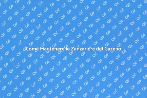 Manutenzione Facile delle Zanzariere