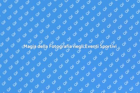 Fotografo per Eventi Sportivi