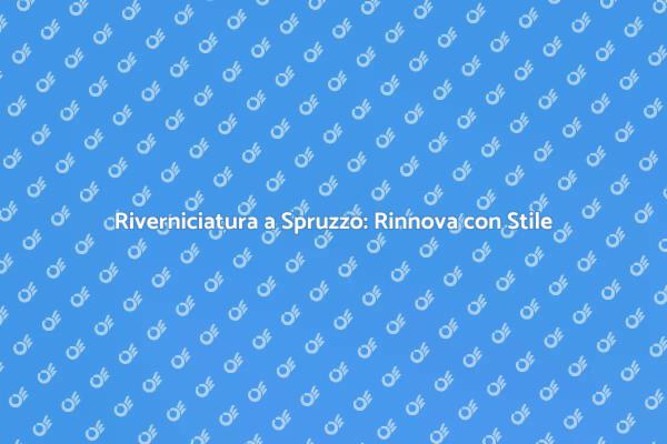 Rinfresca i Tuoi Ambienti con Stile