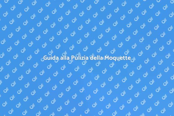 La Pulizia della Moquette: Consigli Utili