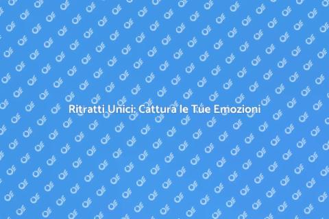 Fotografo per Ritratti: Cattura Emozioni