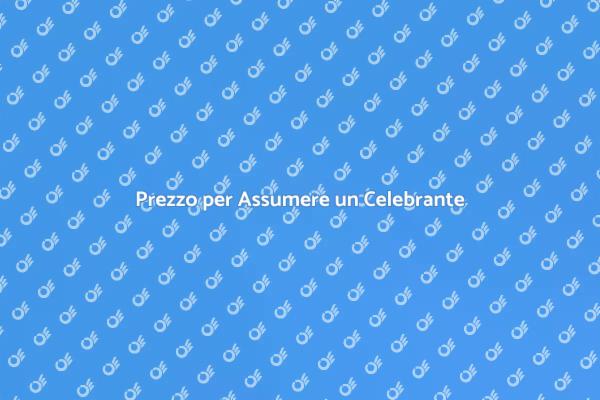 Costo e Vantaggi di un Celebrante