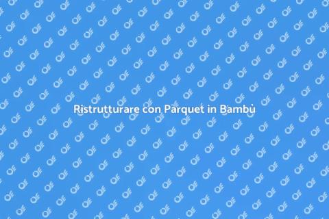 Parquet Prefinito: Sostenibilità e Stile