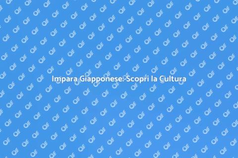 Corso di Giapponese per Innamorati della Cultura