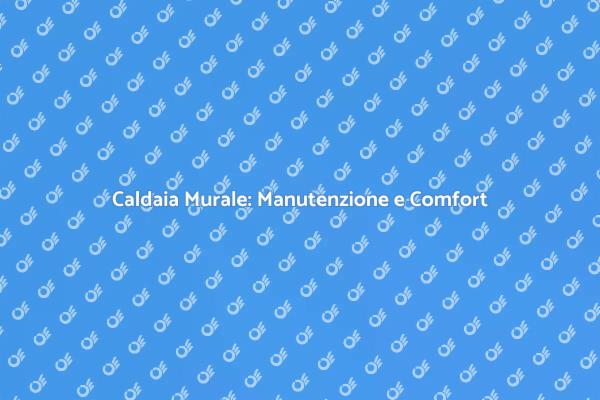 Manutenzione Caldaia: Comfort Invernale