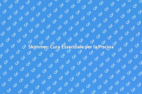 Manutenzione Skimmer: Piscina Perfetta