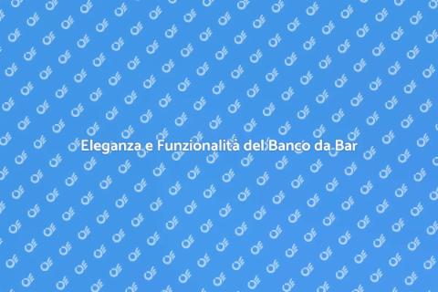 Banco da Bar in Legno Massello