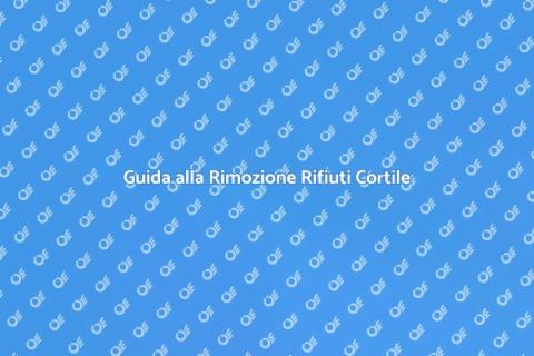 Rimuovere Rifiuti dal Cortile