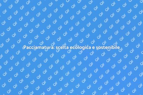 Pacciamatura ecologica con materiale riciclato
