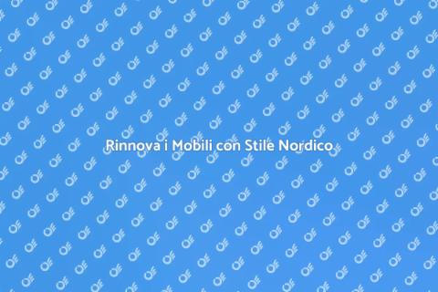 Laccatura Mobili Stile Nordico