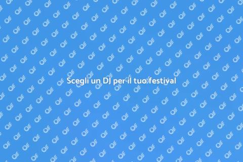 DJ per festival di street food