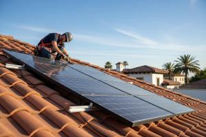 installare pannelli solari su un tetto: Da €1,219