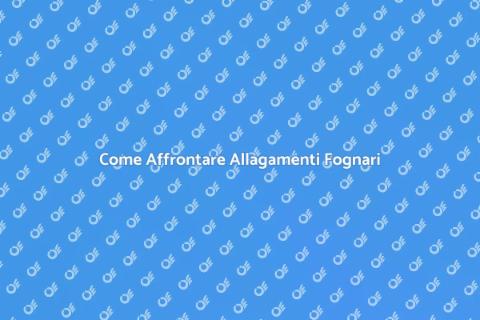 Gestire Allagamenti Fognatura Facile