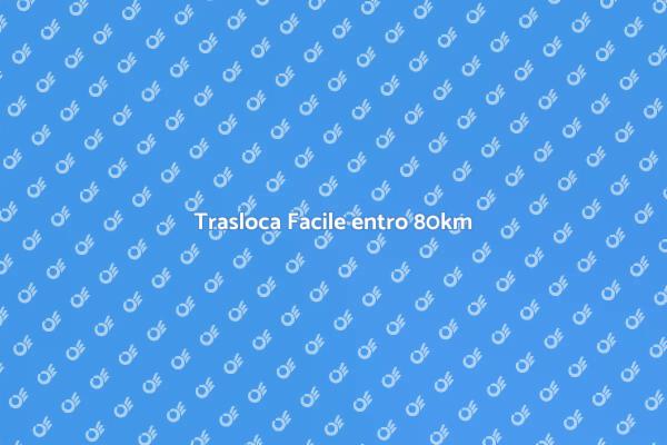 Trasloco Senza Stress entro 80km