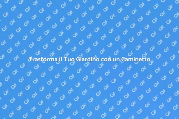 Magia del Caminetto nel Tuo Giardino
