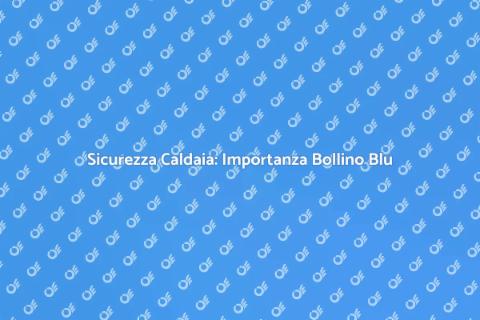 Bollino Blu Caldaia: Sicurezza Domestica