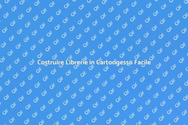 Libreria Fai da Te in Cartongesso