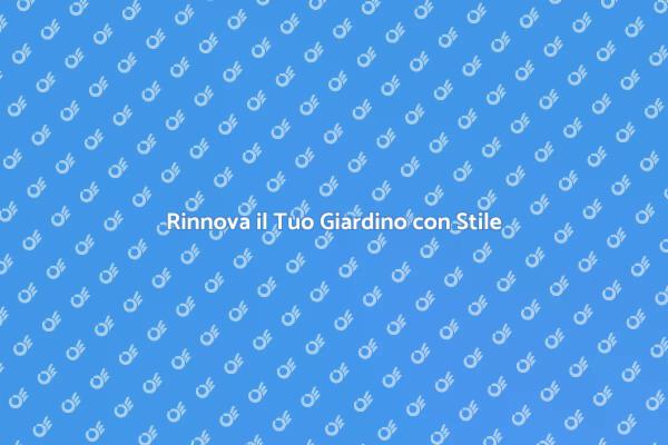 Arredo Giardino: Il Tuo Angolo di Relax