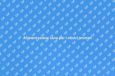 Nutrizione consapevole per animali