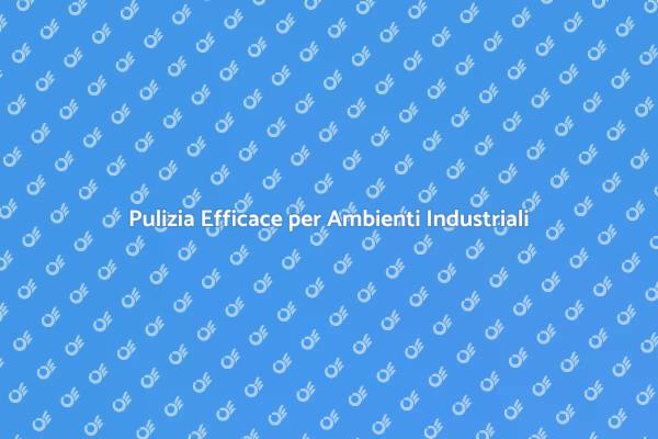 Pulizia e Sicurezza in Ambienti Industriali