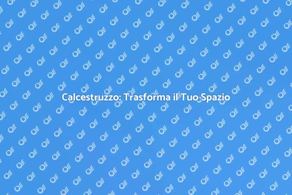 Progetti in Calcestruzzo per Te