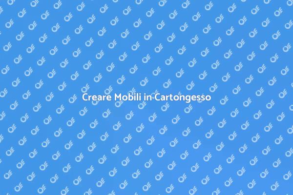 Arreda con Mobili in Cartongesso