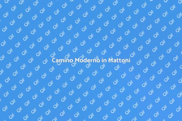 Camino in Mattoni: Eleganza Moderna