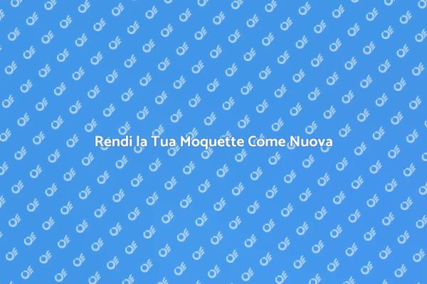 Pulizia Profonda della Moquette