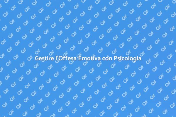 Ritrova l'Equilibrio Emotivo Oggi