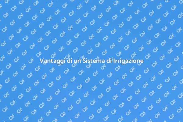 Ottimizza l'Irrigazione del Tuo Giardino