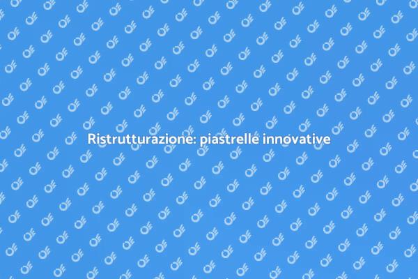 Ristruttura la tua cucina con piastrelle