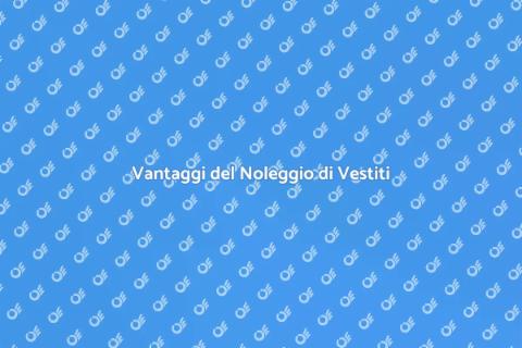 Noleggiare Vestiti da Sartoria