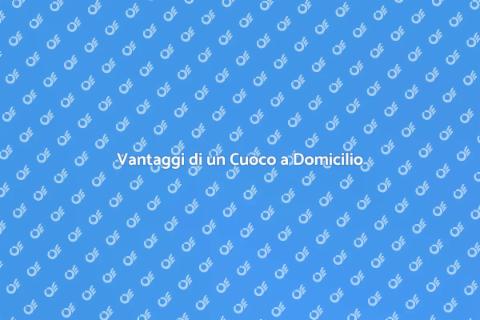 Cuoco a Domicilio per Pranzo di Lavoro